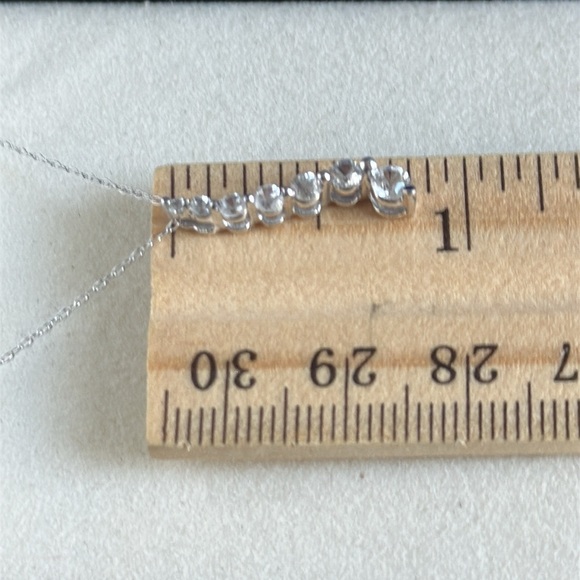 Kay Jewelers Silver Necklace with Sparkling Accents - Picture 7 of 10